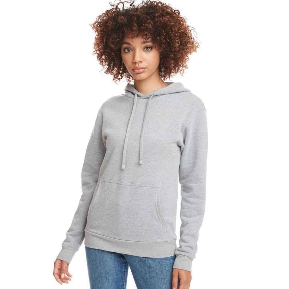 Next Level Unisex Heather Hoodie för vuxna