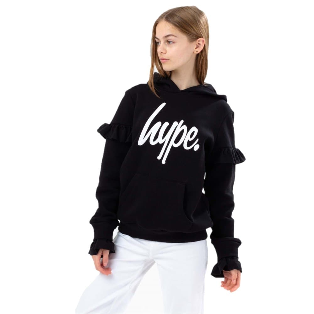 Hype Flickor Script Frill Hoodie