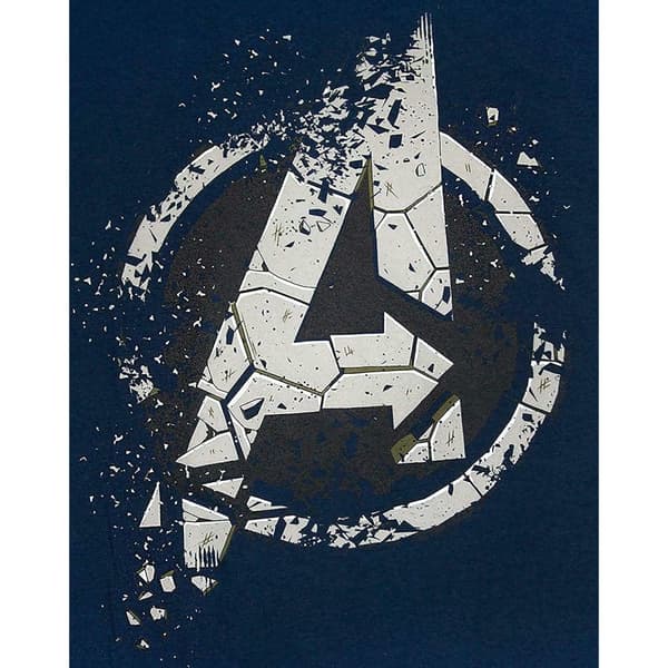 Avengers End Game Eroded A Logo Hoodie för män