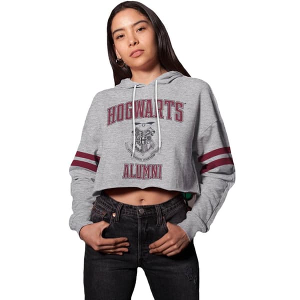 Harry Potter Womens/Ladies Hogwarts Alumni Crop Hoodie