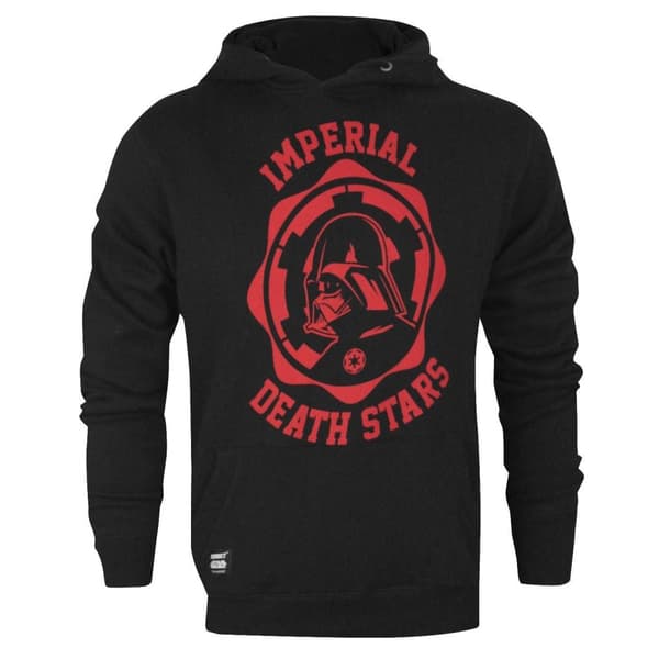 Star Wars Official Mens Imperial Death Stars College Hoodie