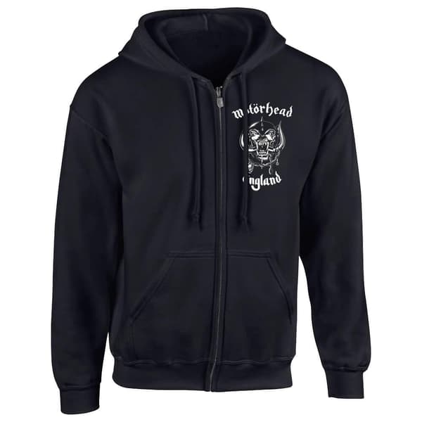 Motörhead England Hoodie Svart Large