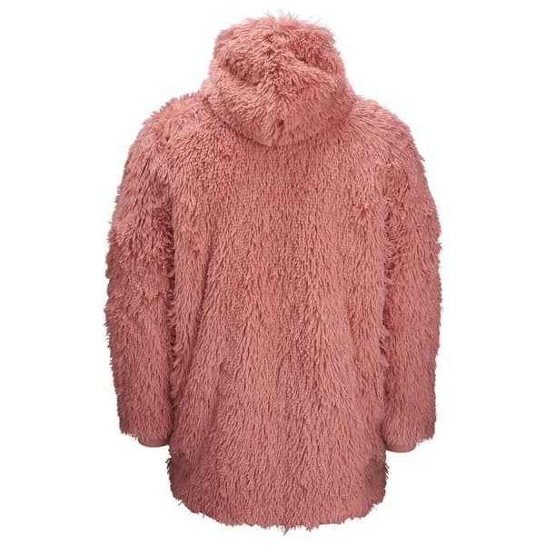 Ribbon Unisex vuxen Sherpa Reversible Oversized Hoodie för vuxna