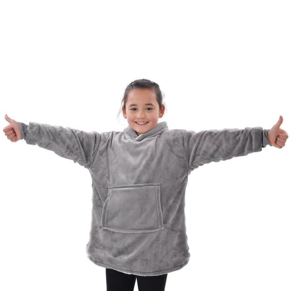 Ribbon Childrens/Kids Sherpa Reversible Oversized Hoodie