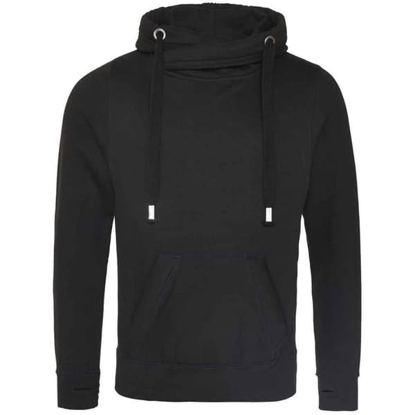 Awdis Unisex Adult Crossover Collar Hoodie