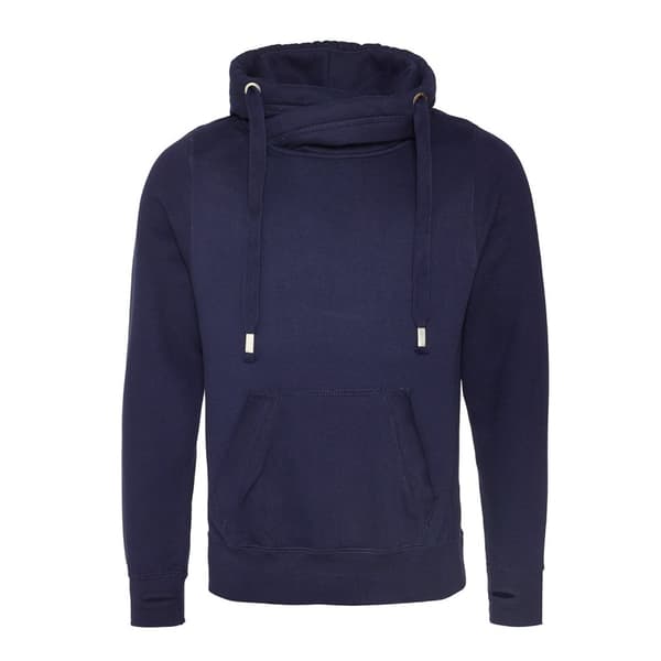 Awdis Unisex Adult Crossover Collar Hoodie