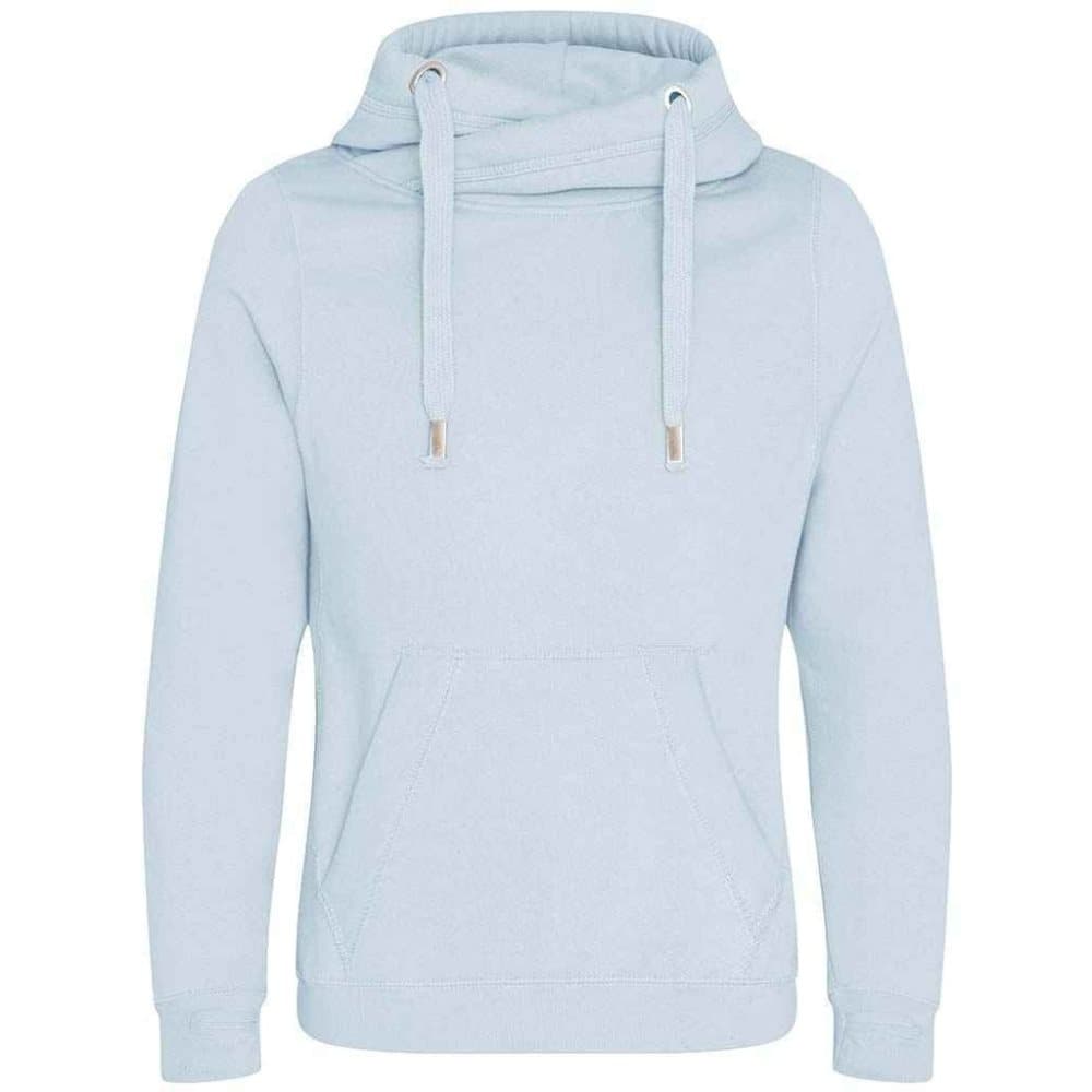 Awdis Unisex Vuxen Crossover Collar Hoodie för vuxna