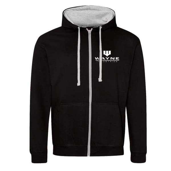 Batman Unisex Adult Wayne Industries Full Zip Hoodie