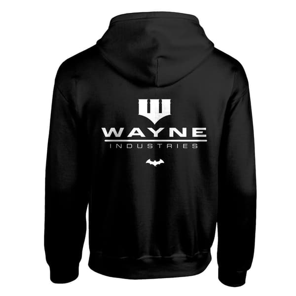 Batman Unisex Adult Wayne Industries Full Zip Hoodie