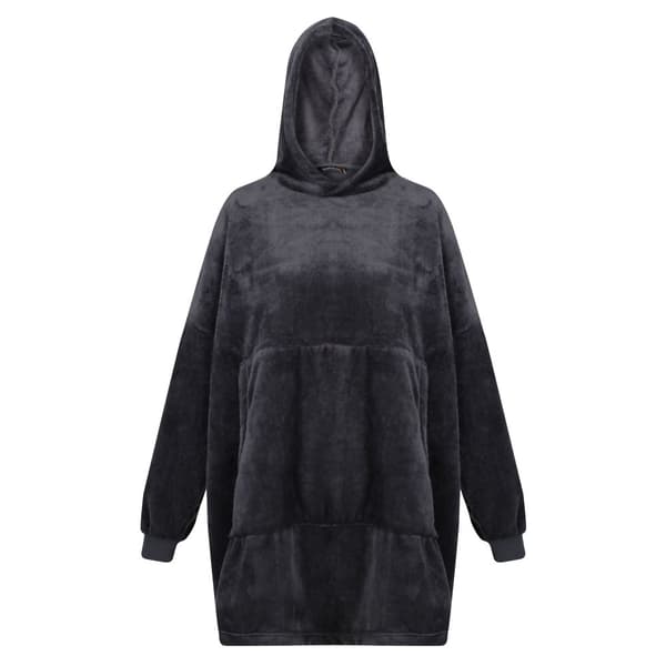Regatta Mens Pro Snuggler Fleece Hoodie Seal Grey One Size