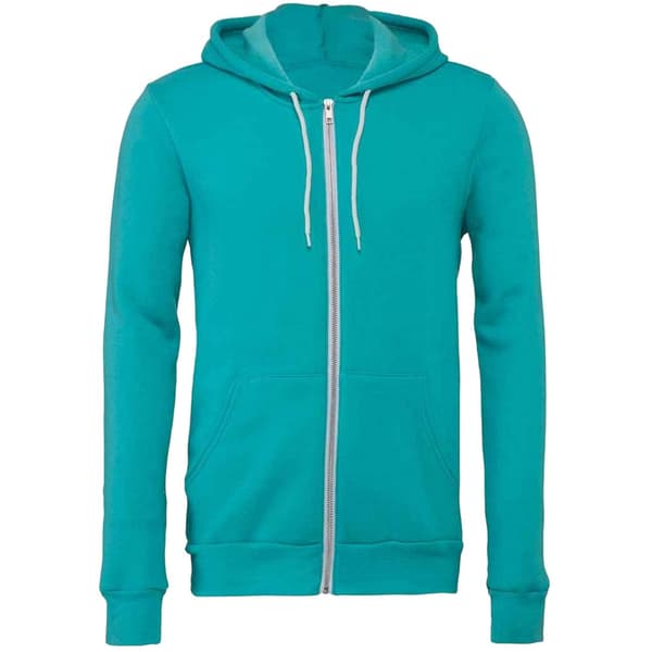 Bella + Canvas Unisex Adult Fleece Full Zip Hoodie