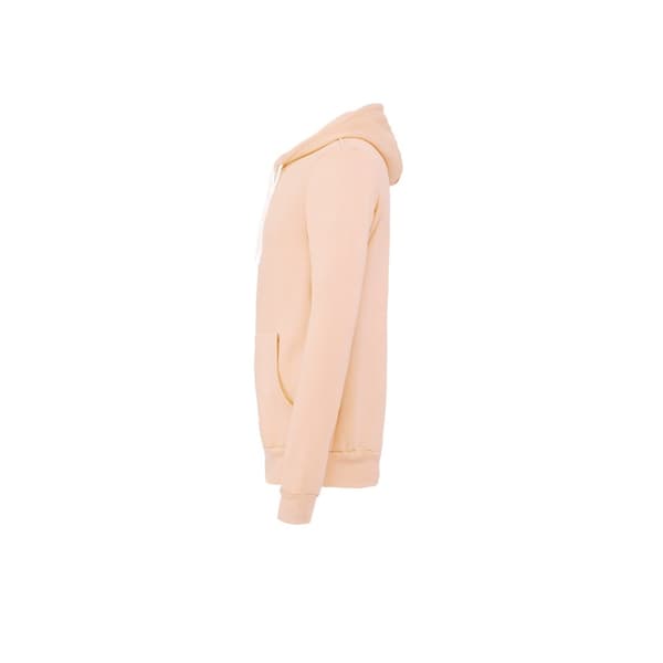 Bella + Canvas Unisex Fleece hættetrøje med lynlås til voksne