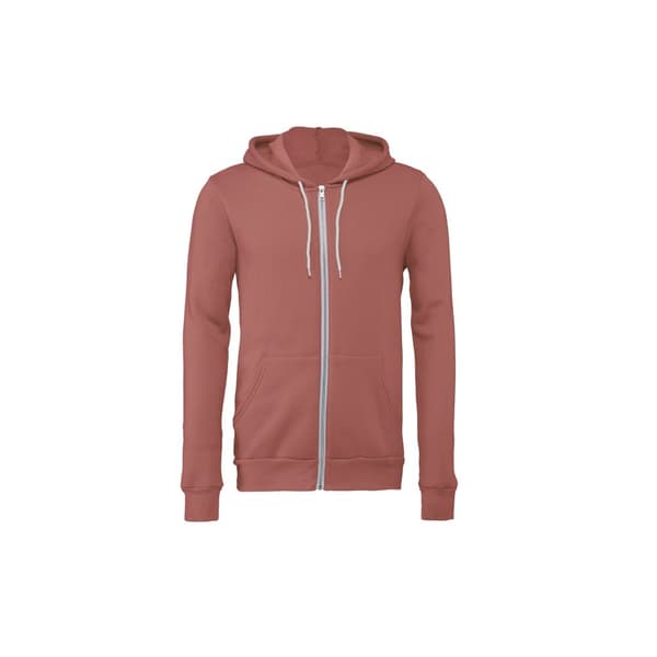Bella + Canvas Unisex Adult Fleece Full Zip Hoodie