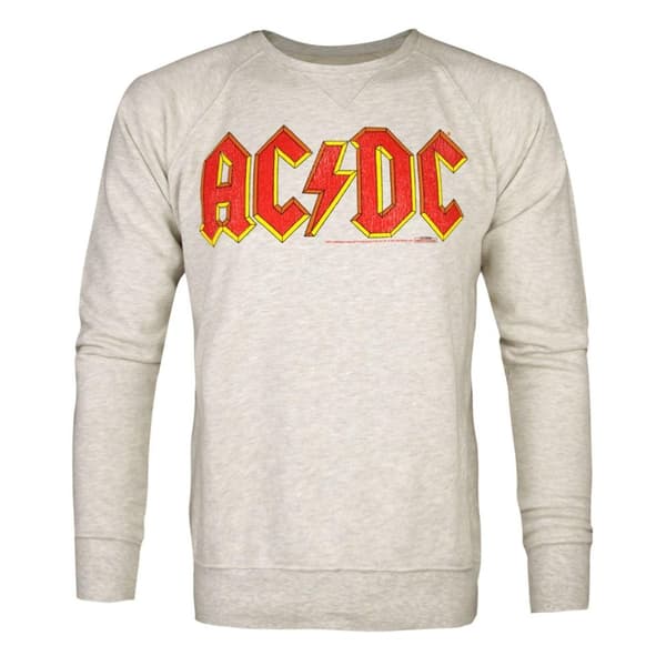 Amplified Officiell herr AC/DC Comics Logo Sweatshirt för män | CDON