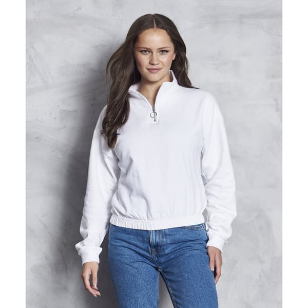 Awdis Kvinnor/Damer Just Hoods Crop Sweatshirt