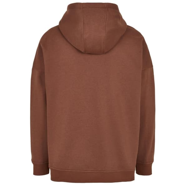 Build Your Brand Mens Oversized Cut-On Hoodie