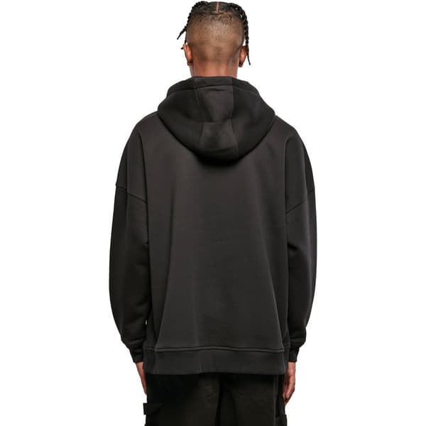 Build Your Brand Oversized Cut-On Hoodie för män