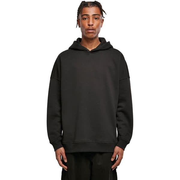 Build Your Brand Oversized Cut-On Hoodie för män