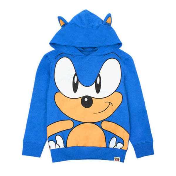 Sonic The Hedgehog Pojkar 3D öron Hoodie Blue 4-5 Years