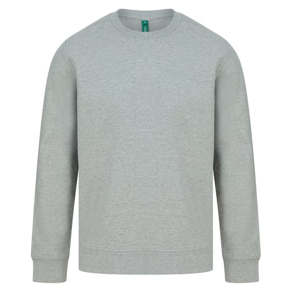 Henbury Unisex hållbar tröja för vuxna Heather Grey L
