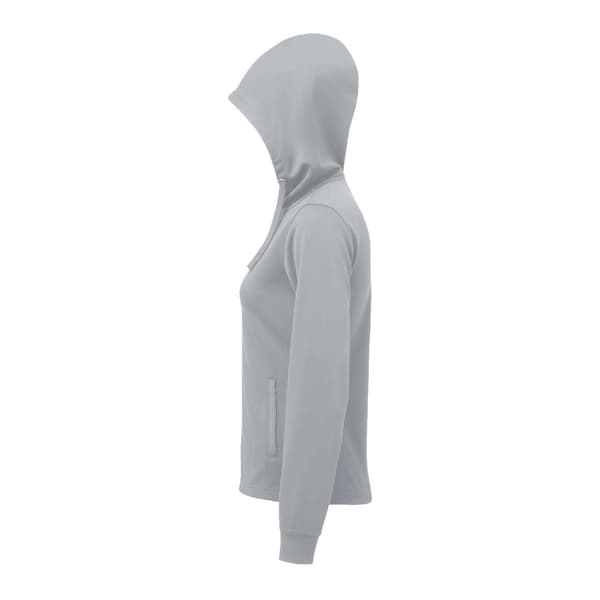 TriDri Kvinnor/Damer Spun Dyed Hoodie med full dragkedja