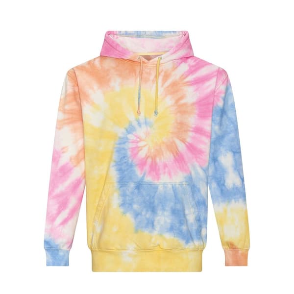 Awdis Unisex vuxen Swirl Tie Dye Hoodie