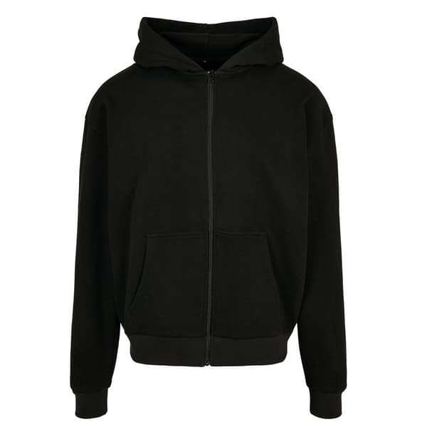 Build Your Brand Ultra Heavyweight Full Zip Hoodie för män