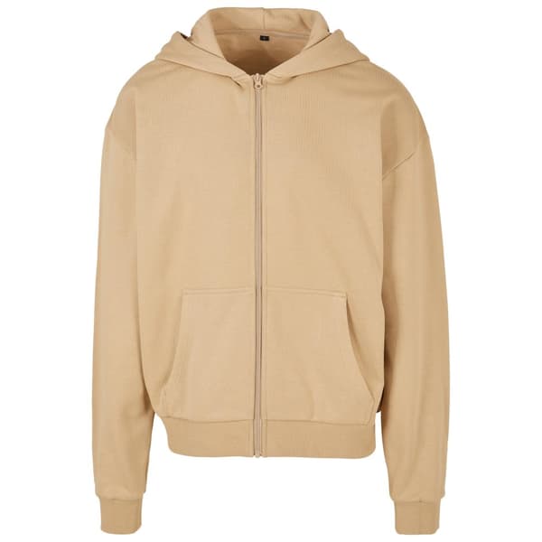 Build Your Brand Ultra Heavyweight Full Zip Hoodie för män