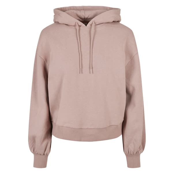 Build Your Brand Womens/Ladies Organic Oversized Hoodie Dusk Rose 5XL