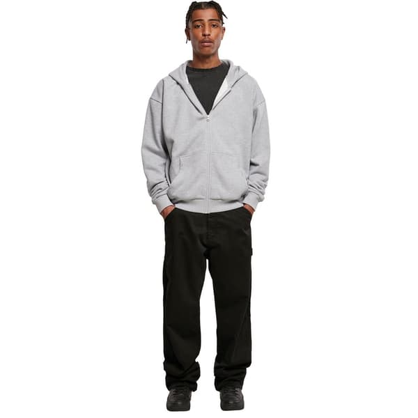 Build Your Brand Mens Ultra Heavyweight Full Zip Hoodie
