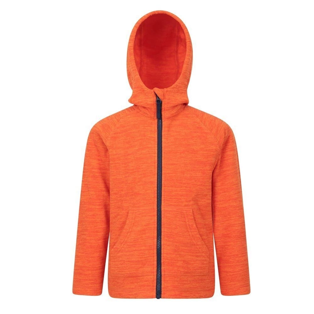 Mountain Warehouse Snowdonia Microfleece Hoodie med full dragkedja för