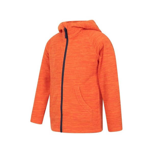 Mountain Warehouse Snowdonia Microfleece Hoodie med full dragkedja för barn/barn