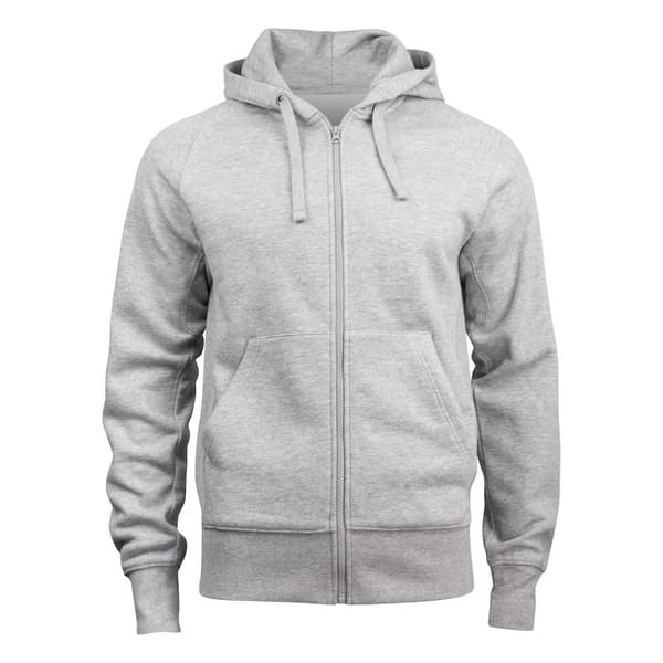 Clique Unisex Adult Harper Melange Full Zip Hoodie Grey M