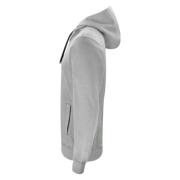 Clique Classic Melange Hoodie med hel dragkedja för män