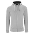 Miniatyrbild 1 av 4: Clique Classic Melange Hoodie med hel dragkedja för män