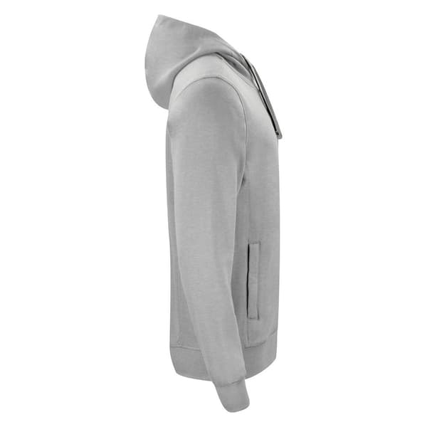 Clique Classic Melange Hoodie med hel dragkedja för män