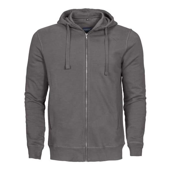 James Harvest Mens Duke Full Zip Hoodie Faded Grey XXL
