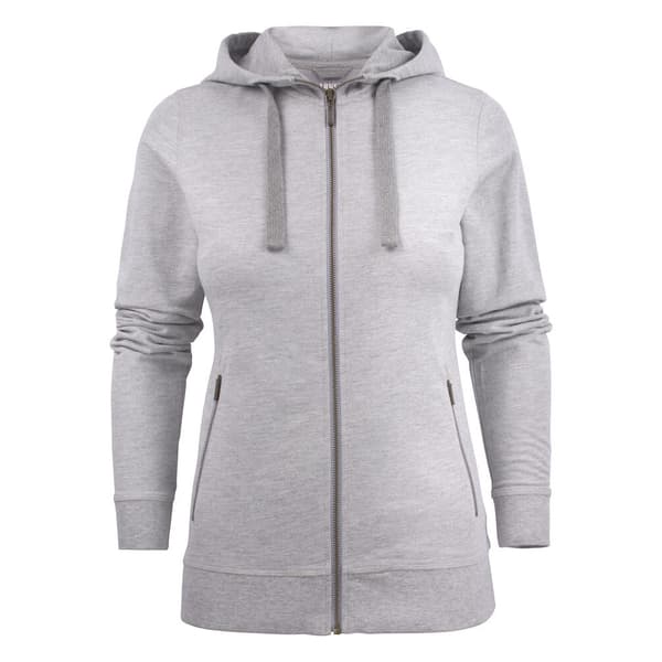 James Harvest Womens/Ladies Duke Full Zip Hoodie Ash M
