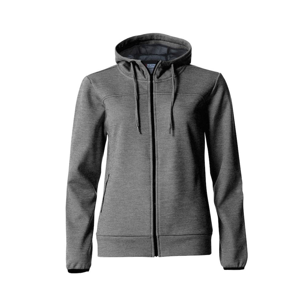 Clique Kvinnor/Damer Ottawa Melange Full Zip Hoodie med dragkedja
