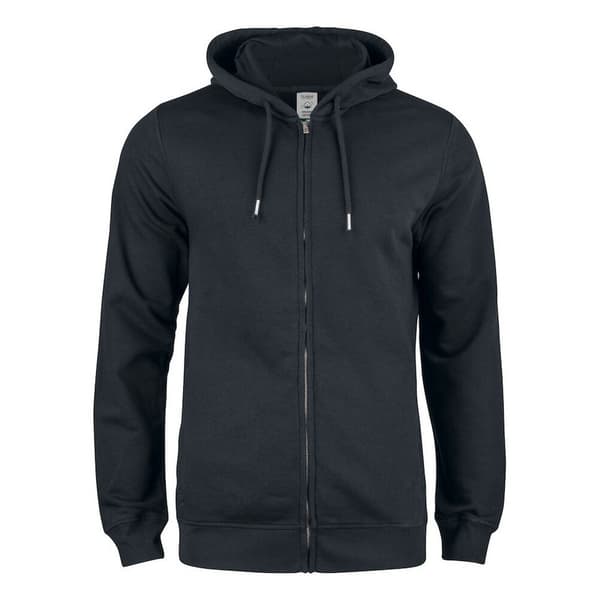 Clique Mens Premium Organic Cotton Full Zip Hoodie