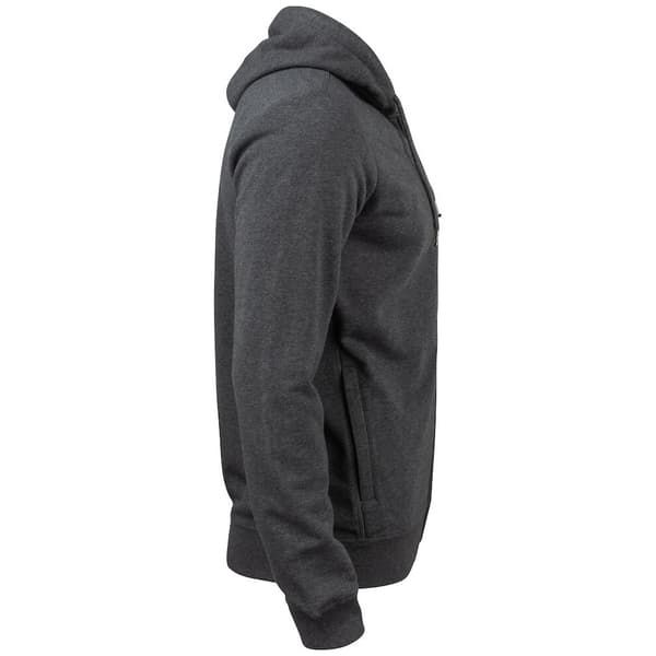 Clique Mens Premium Organic Cotton Full Zip Hoodie
