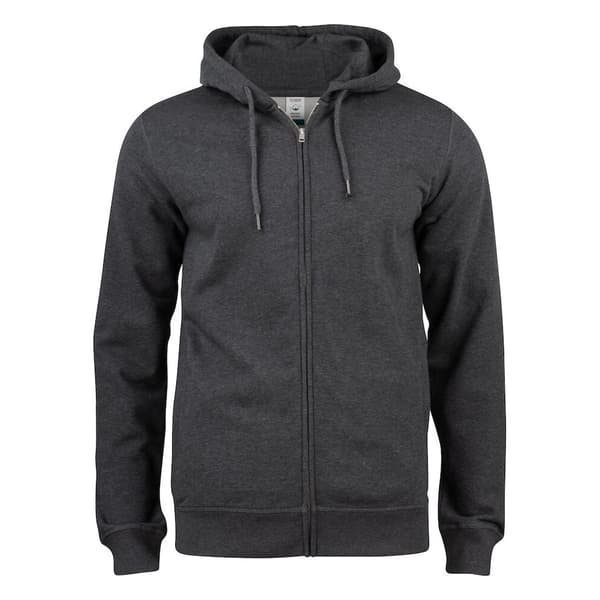 Clique Mens Premium Organic Cotton Full Zip Hoodie