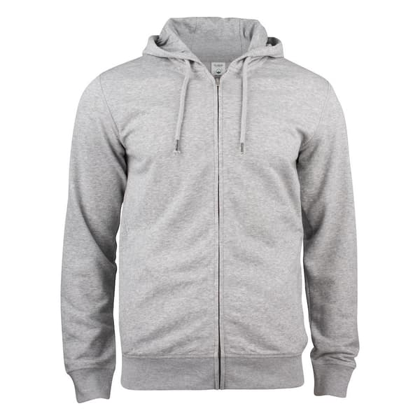 Clique Mens Premium Organic Cotton Full Zip Hoodie