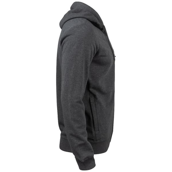 Clique Mens Premium Organic Cotton Full Zip Hoodie