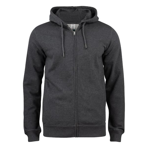 Clique Mens Premium Organic Cotton Full Zip Hoodie