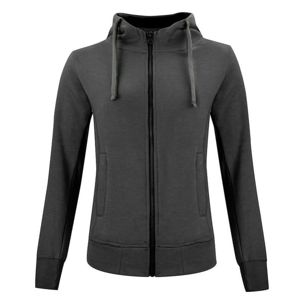 Clique Kvinnor/Damer Classic Melange Hoodie med hel dragkedja