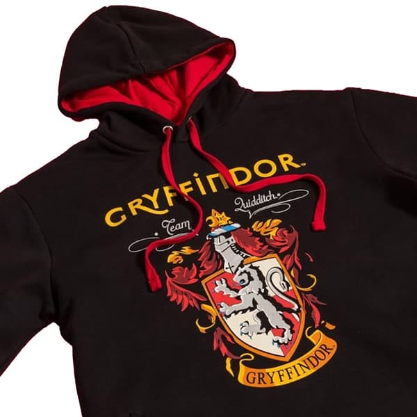 Harry Potter Unisex Adult Property of Gryffindor Contrast Hoodie