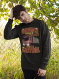 Miniatyrbild 3 av 4: Lastbil Sweatshirt - Underskatta aldrig en gubbe Sweatshirt