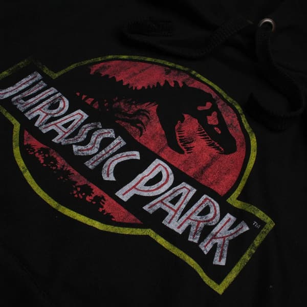 Jurassic Park Herre hættetrøje med nødlidende logo