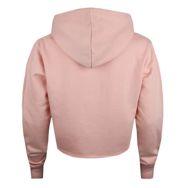 Disney Womens/Ladies Allow Yourself To Grow Mickey Mouse Crop Hoodie